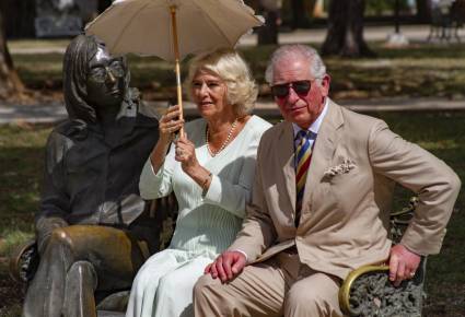 Prince Charles and his wife Camila Duchess of Cornwall