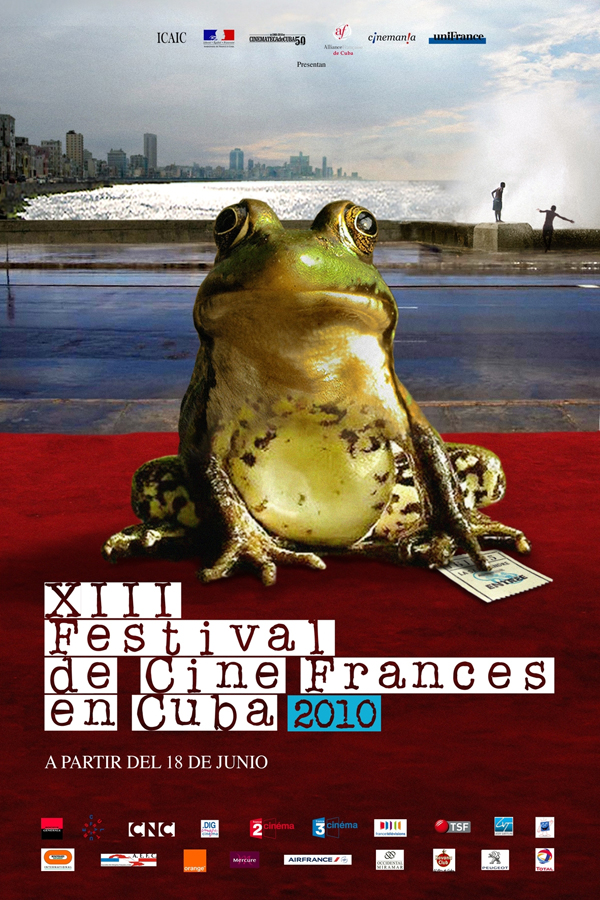 Cartel promocional del XIII Festival de cine francés