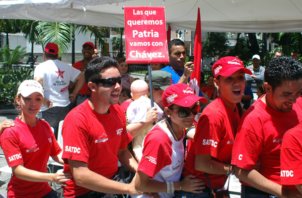 Concentración por salud de Chávez