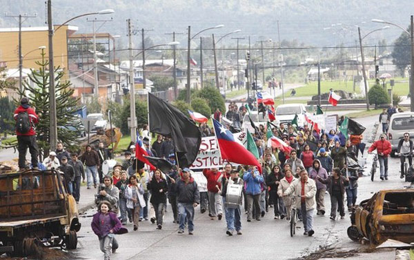 Manifestación en Chile