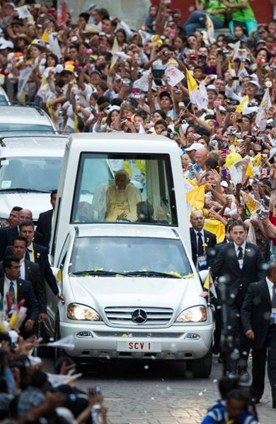 Su Santidad en México