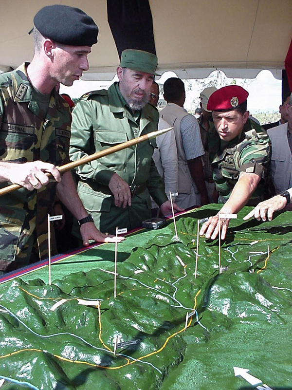 Fidel y Chávez