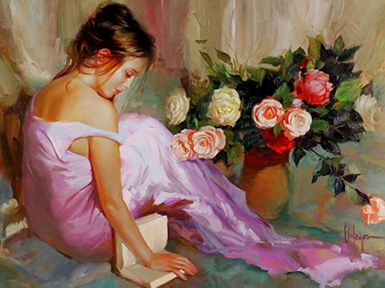 Óleo del pintor ruso Vladimir Volegov