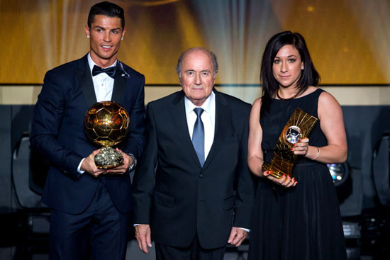 Cristiano Ronaldo y Nadine Kessier