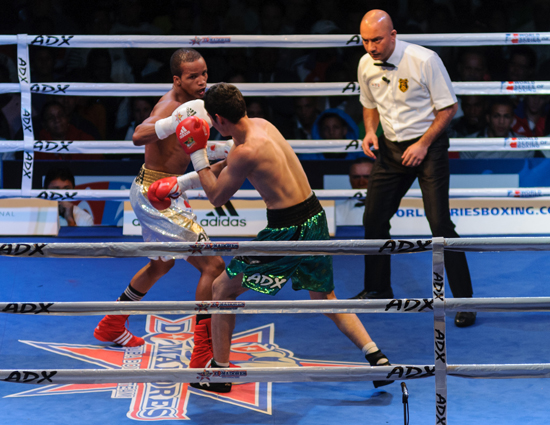 Pugilista cubano Roniel Iglesias 