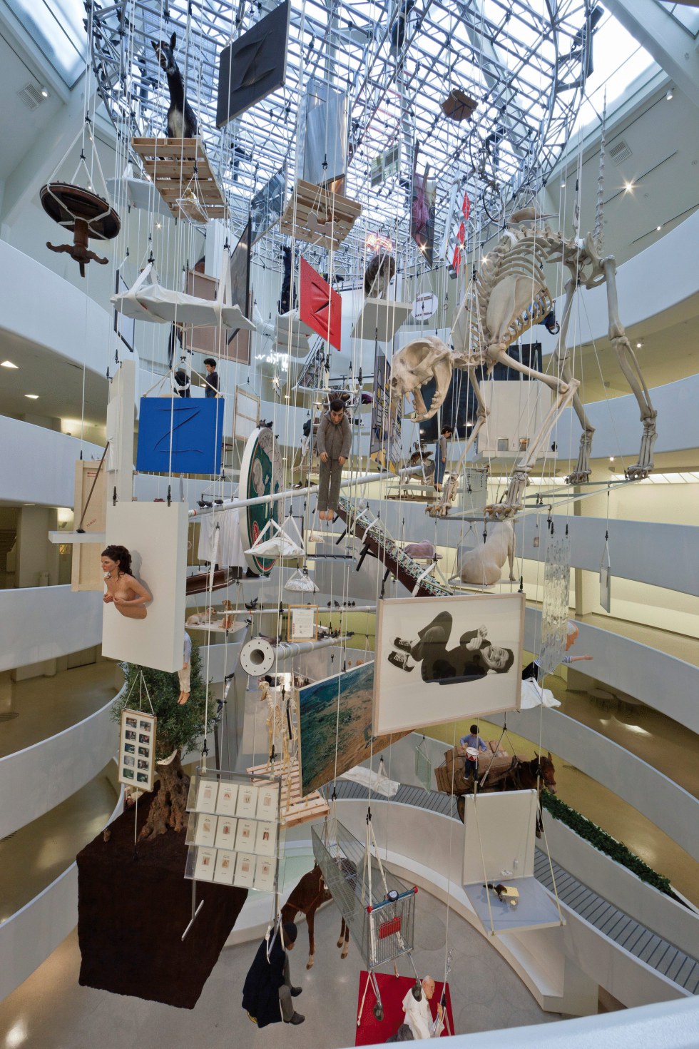 Exposición «All» de Maurizio Cattelan