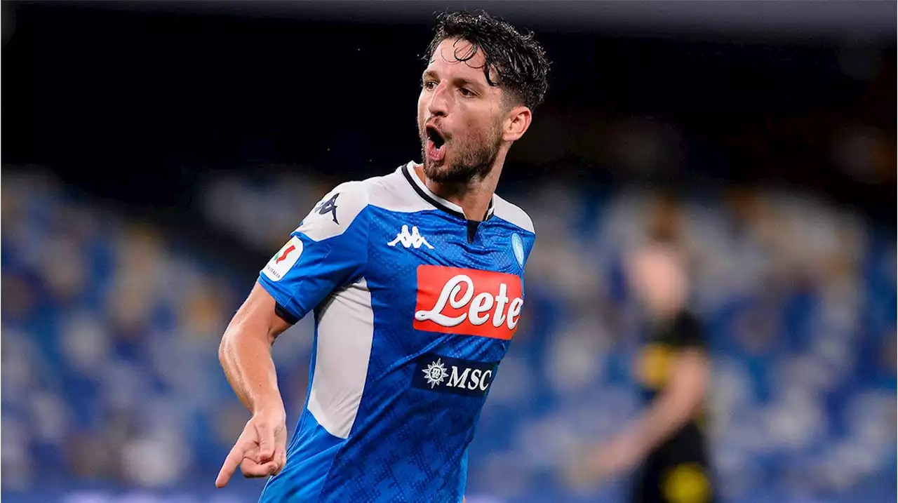 Dries Mertens se convirtió en el goleador histórico del Napoli 