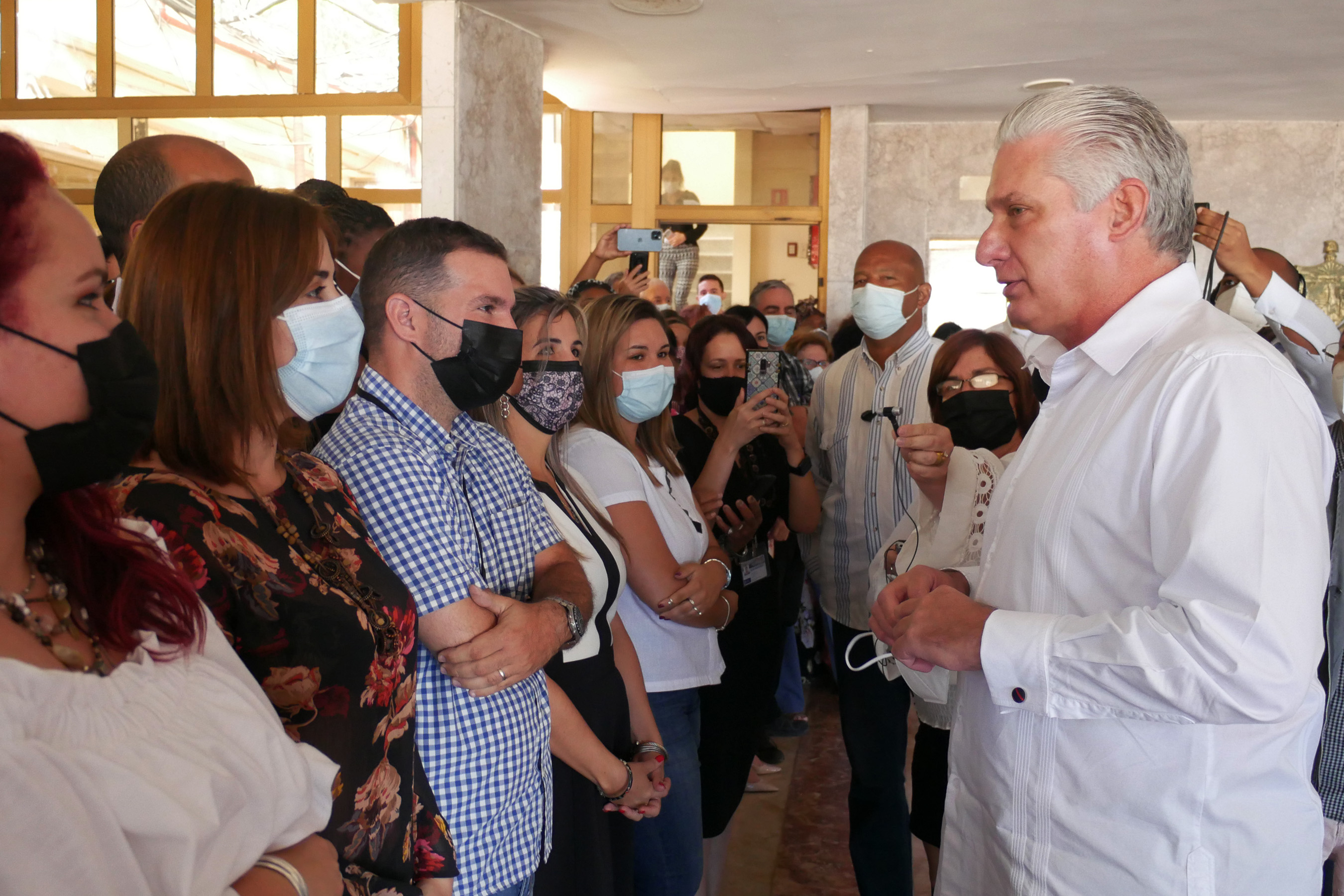 Primer Secretario del Comité Central del Partido y Presidente de la República, Miguel Díaz-Canel Bermúdez