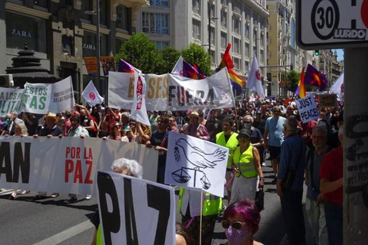 Participantes de protesta