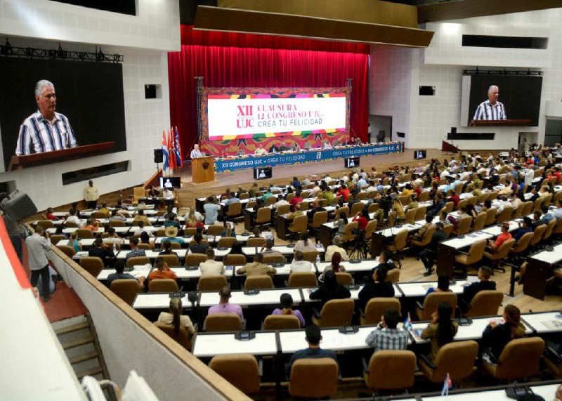 Última jornada del 12mo. Congreso de la UJC-13