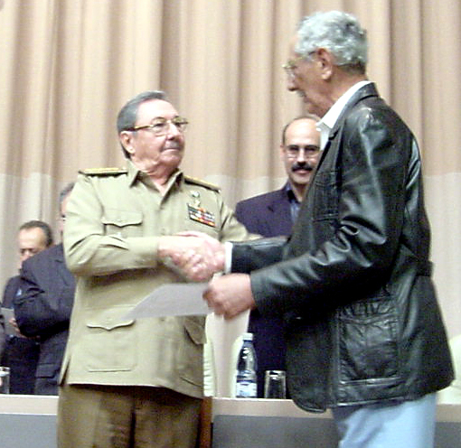 Julio Camacho Aguilera y Raúl Castro Ruz