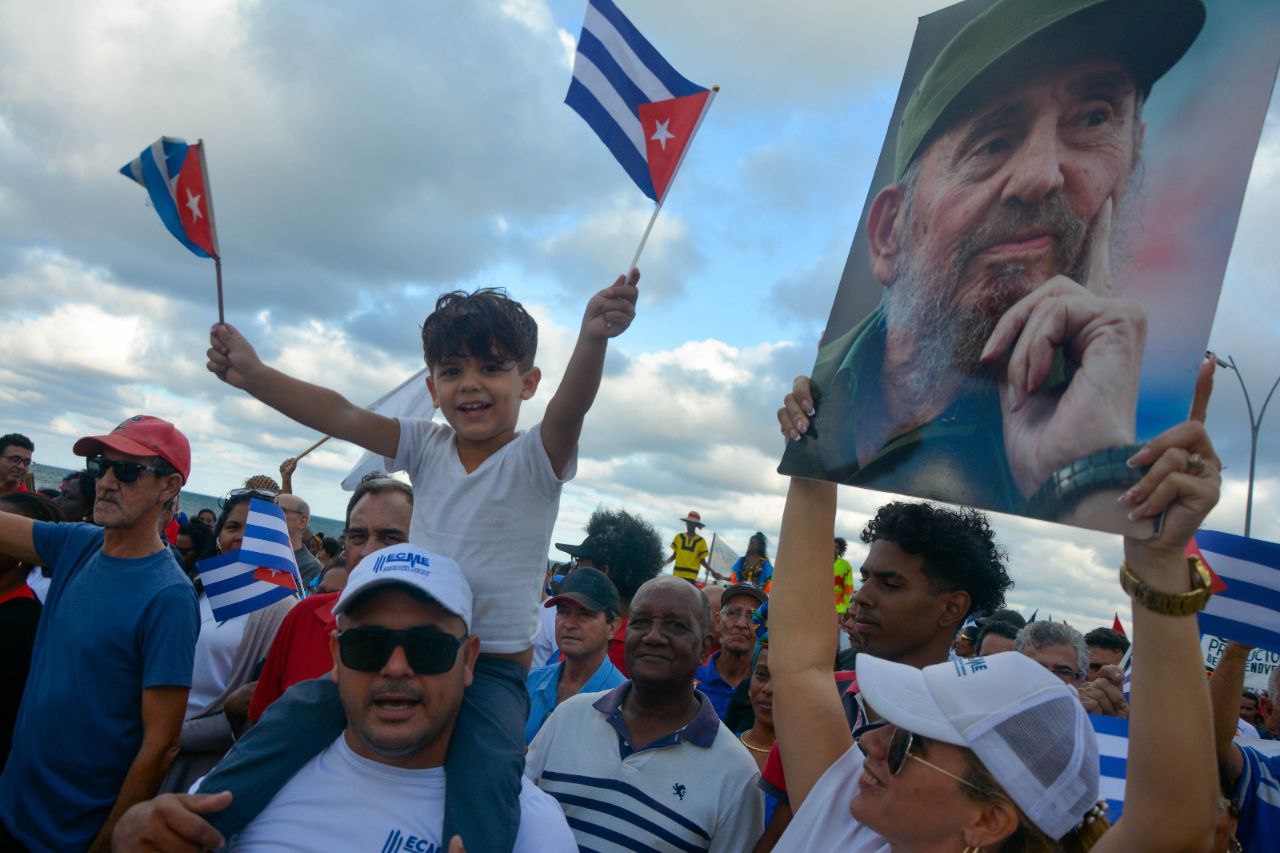 El pueblo de la capital, en representación de toda Cuba, expresó su contundente rechazo al bloqueo.