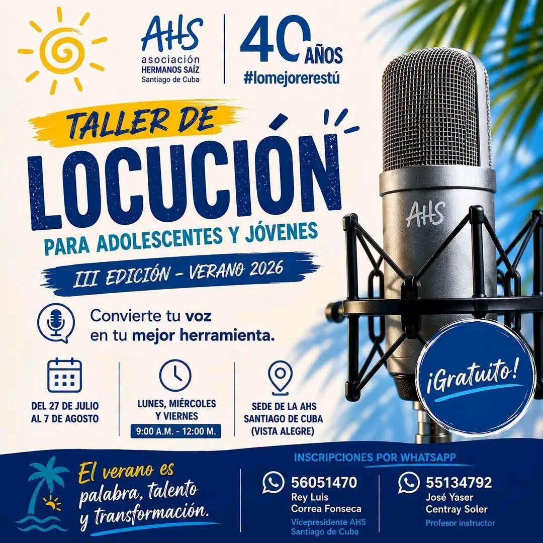 Excelente oportunidad para adolescentes y jóvenes 