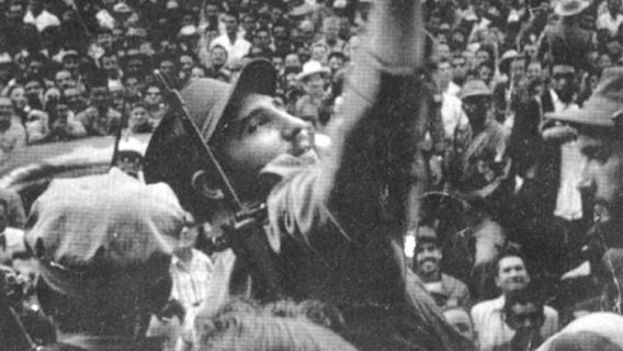 Fidel en Santiago