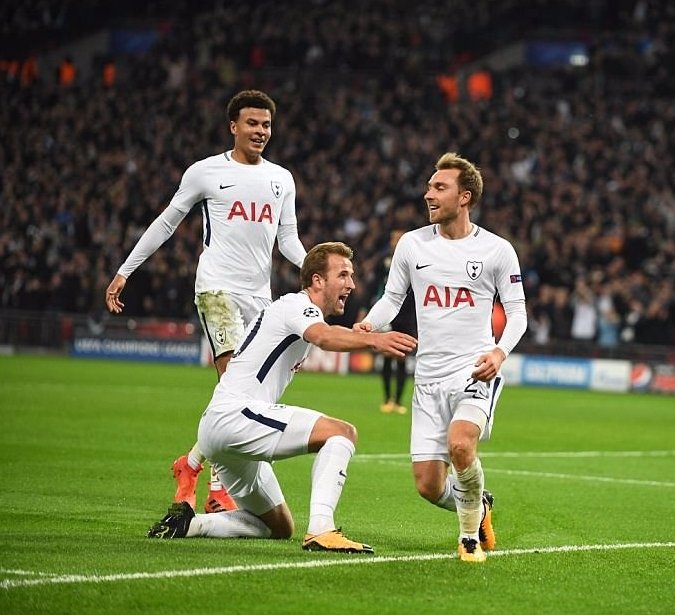 Delle Alli, Kane y Eriksen