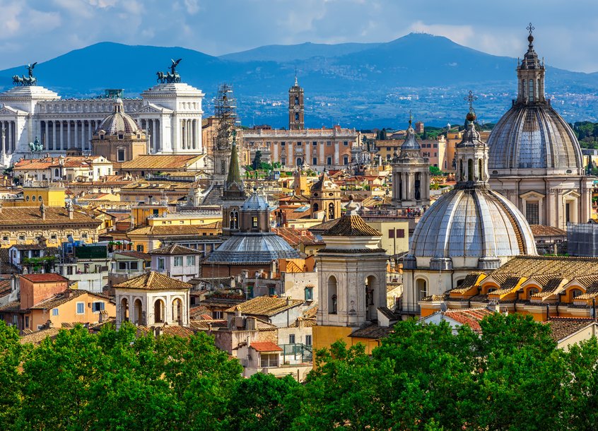 Roma exhibe una impresionante arquitectura