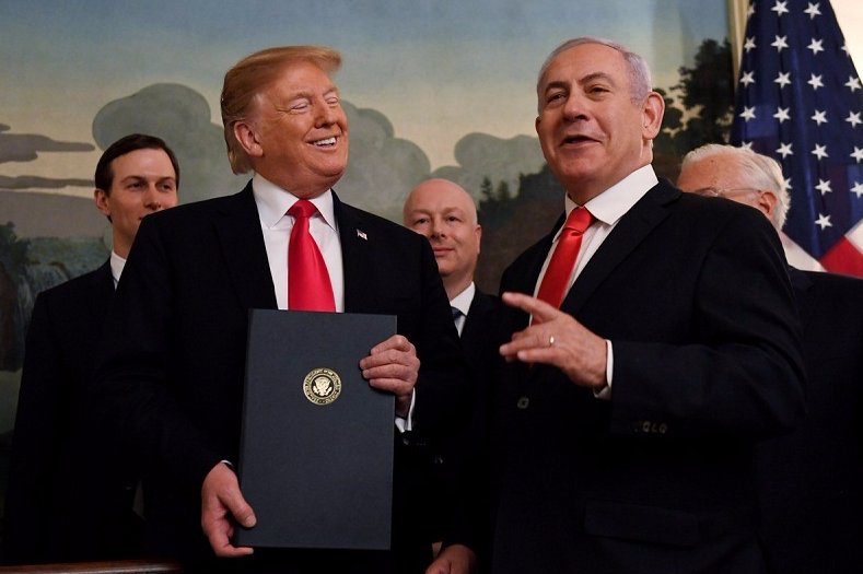 Donald Trump y Benjamín Netanyahu