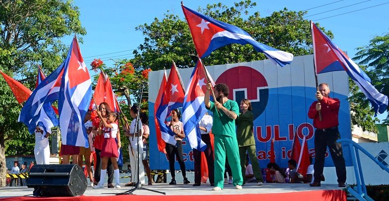 Acto de conmemoración del Día de la Rebeldía Nacional