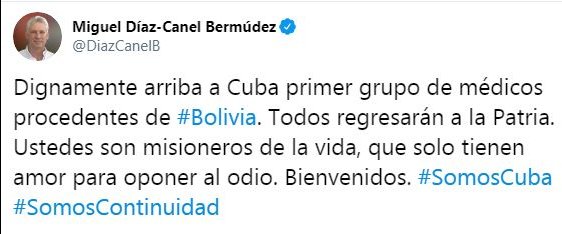 Tuit de Díaz-Canel