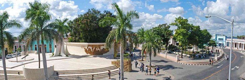 Parque Martí. Centro de la ciudad de Las Tunas