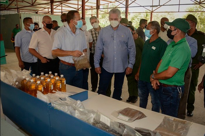 Recorrido en el Cotorro de Miguel Díaz-Canel Bermúdez