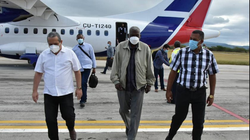 Visita de Esteban Lazo a Santiago de Cuba