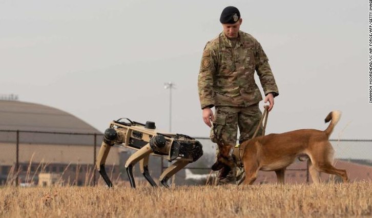 Perros robot podrían patrullar la frontera entre Estados Unidos y México