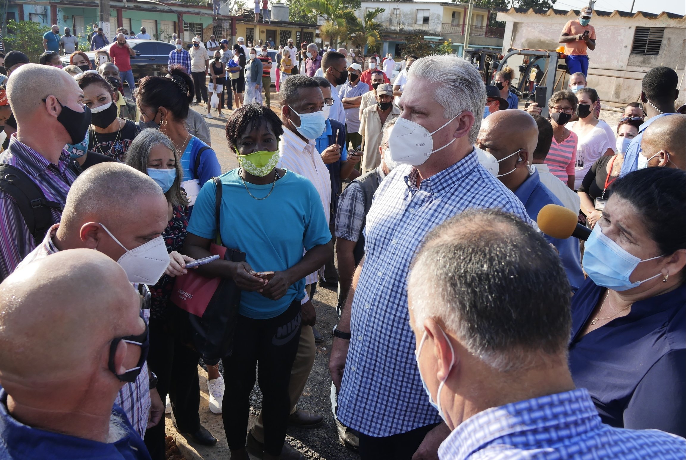 Visita de Miguel Díaz-Canel a Artemisa