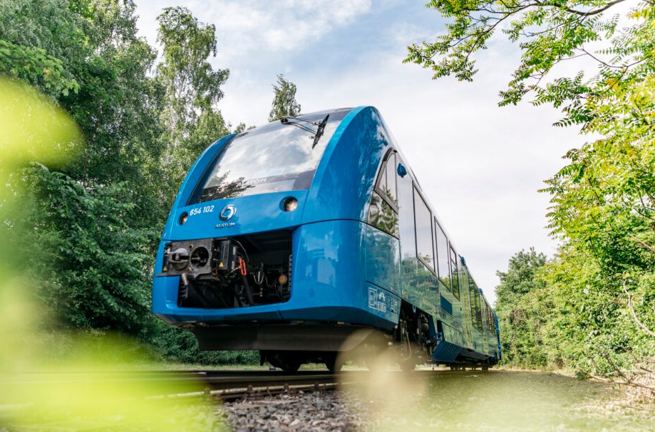 Primera línea de trenes de hidrógeno en el mundo.