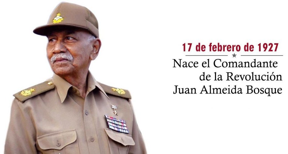 Comandante de la Revolución Juan Almeida Bosque