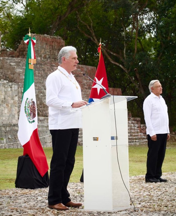 Presidente cubano Miguel Díaz-Canel Bermúdez