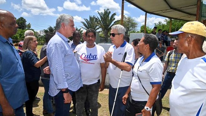 Recorrido de Díaz-Canel por Villa Clara