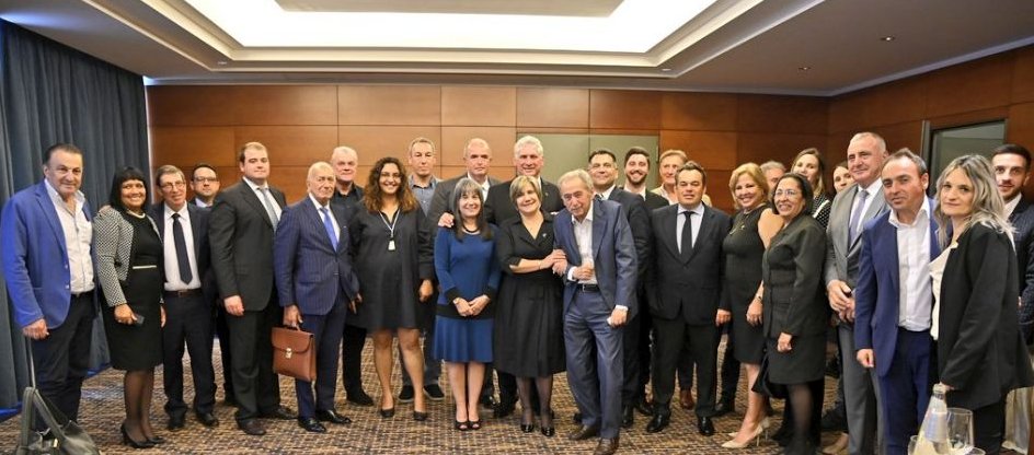 Díaz-Canel con empresarios italianos