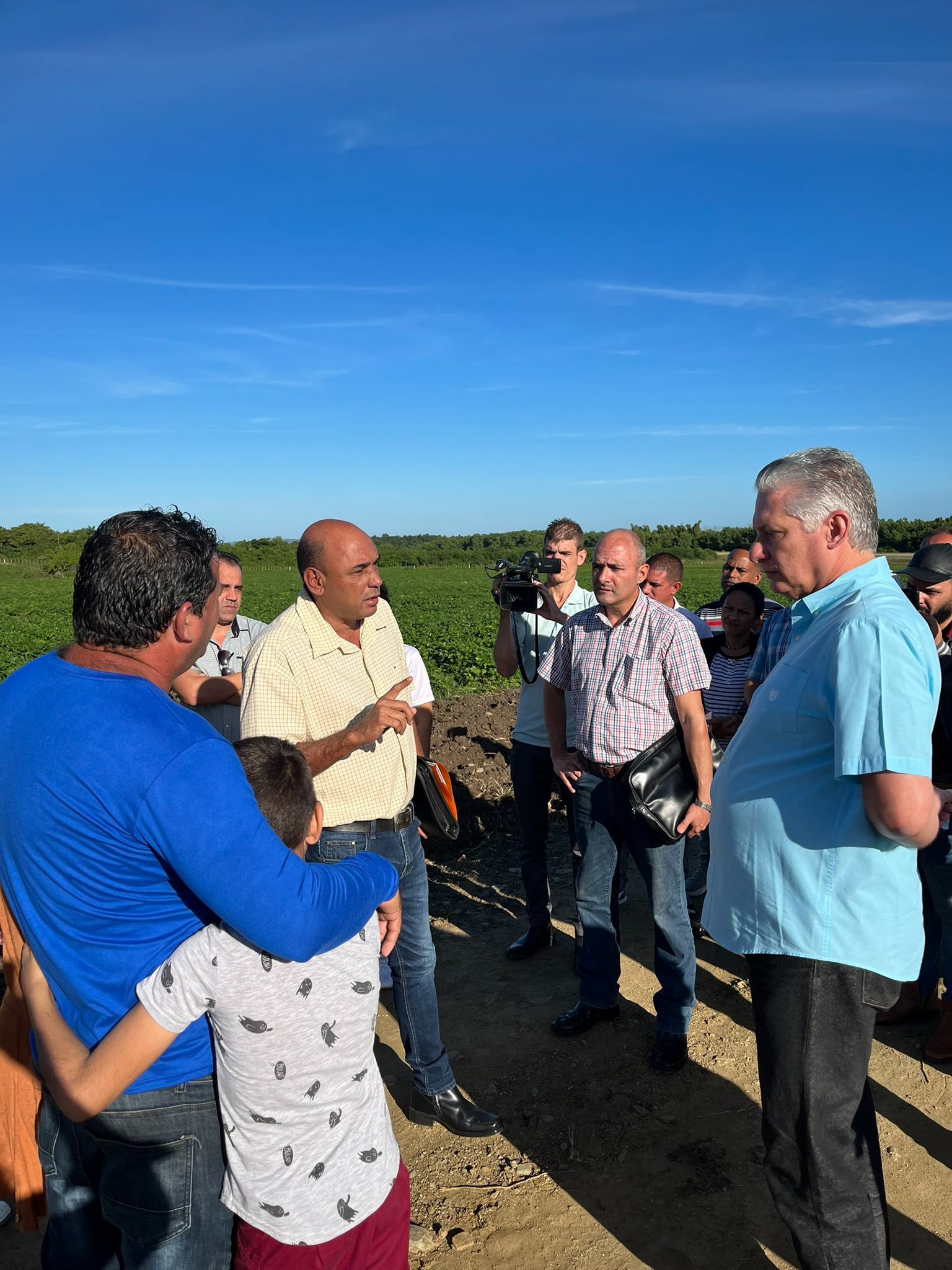 Recorrido de Miguel Díaz-Canel por Villa Clara