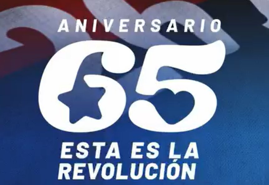 Aniversario 65 de la Revolución