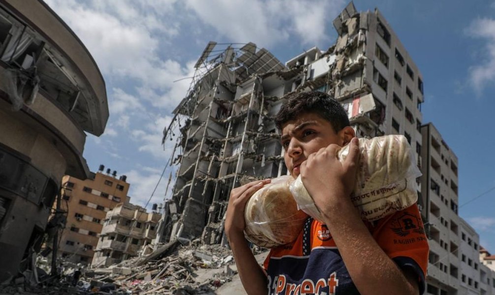 Un cuarto de la población de Gaza sufre hambruna.