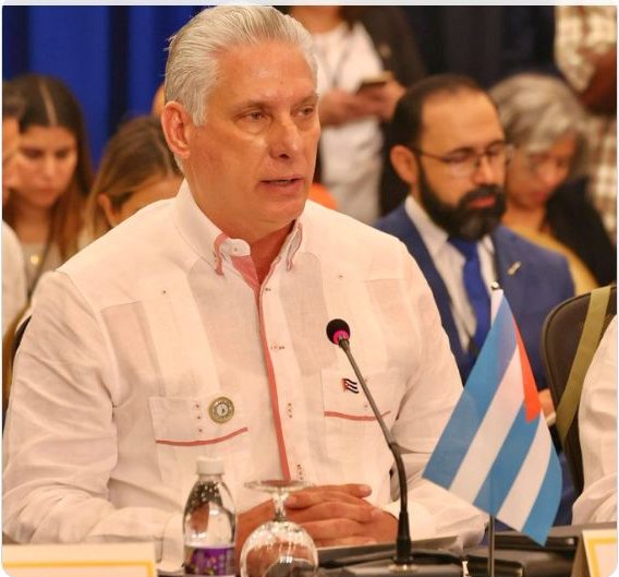 Presidente de Cuba llama a defender la Proclama de Paz