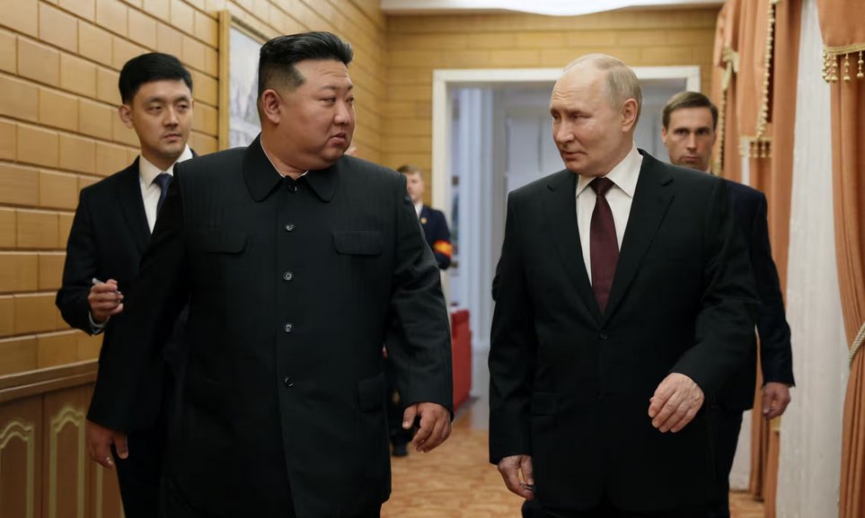 La visita de Putin a Pyonyang .
