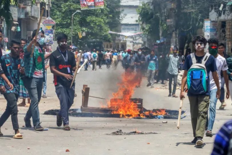 Manifestaciones en Bangladés