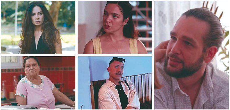 Actores de la actual telenovela cubana Renacer
