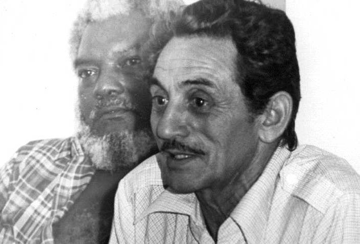 Ricardo Santana (derecha) con Agustín Díaz Cartaya