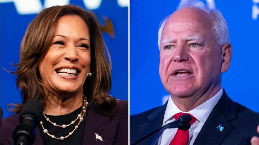 Kamala Harris y Tim Walz