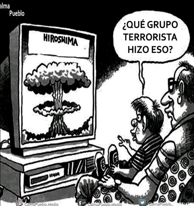 Los bombardeos atómicos de Hiroshima y Nagasaki.