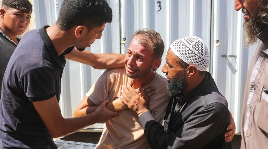 Padre de los gemelos muertos por un misil israelí.