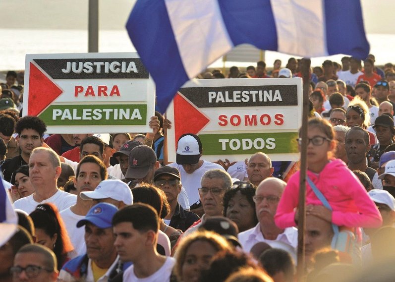 Levantado las voces por el pueblo de Gaza