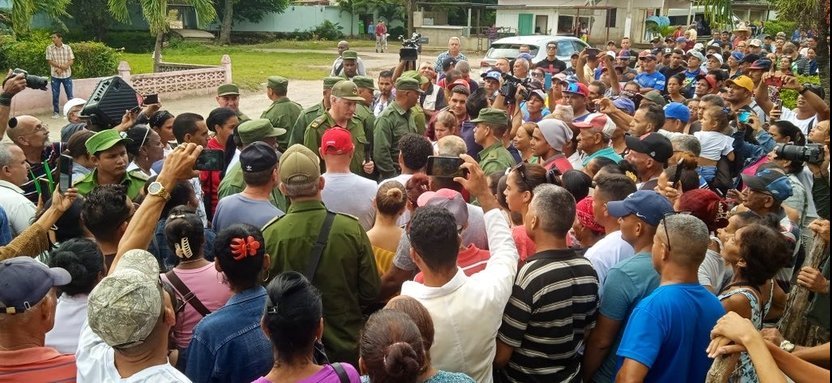 Visita de Miguel Díaz-Canel a Pilón, Granma