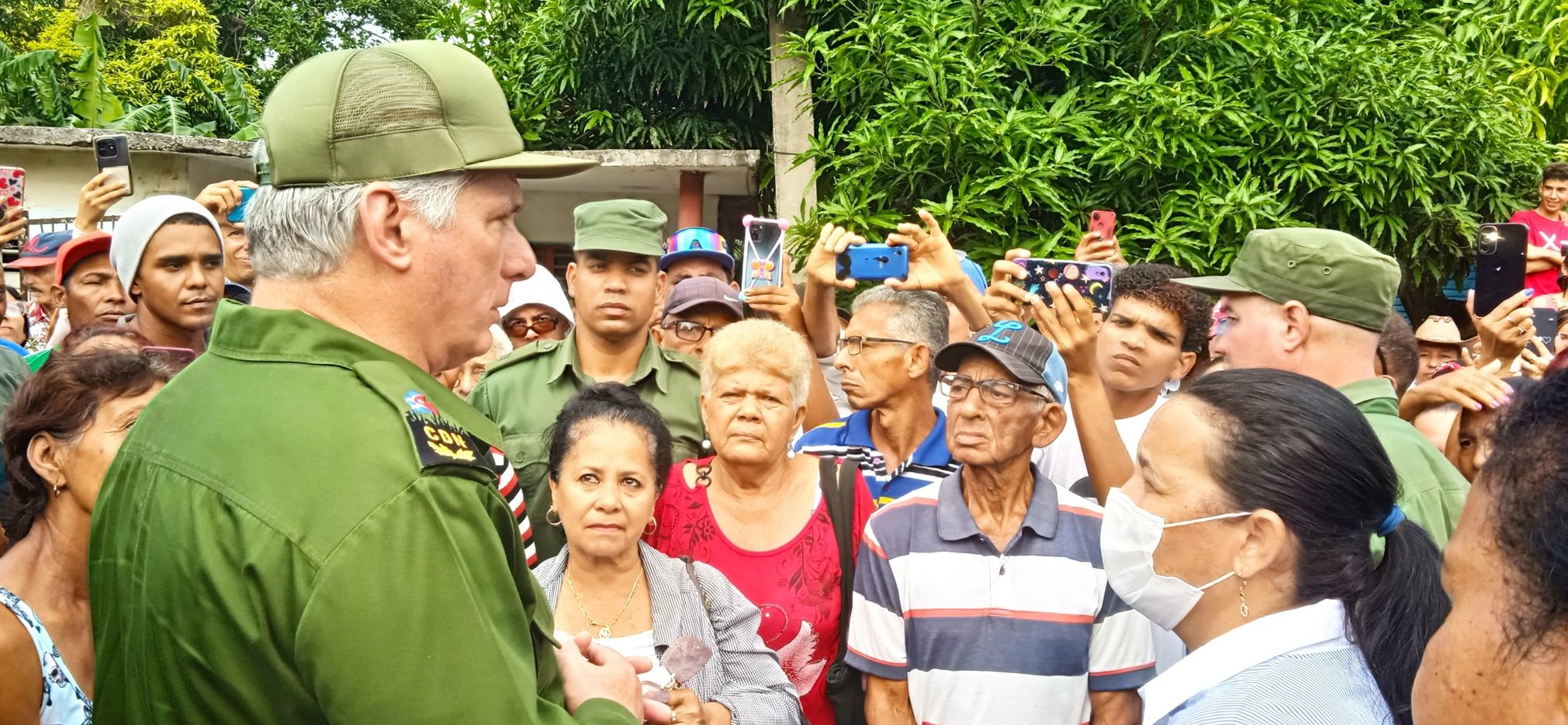 El mandatario cubano reconoció nuevamente la organización y disciplina mostradas por el pueblo granmense