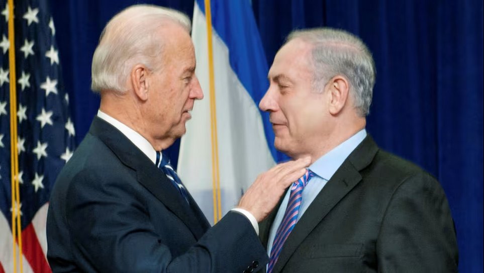 Joe Biden y Benjamin Netanyahu