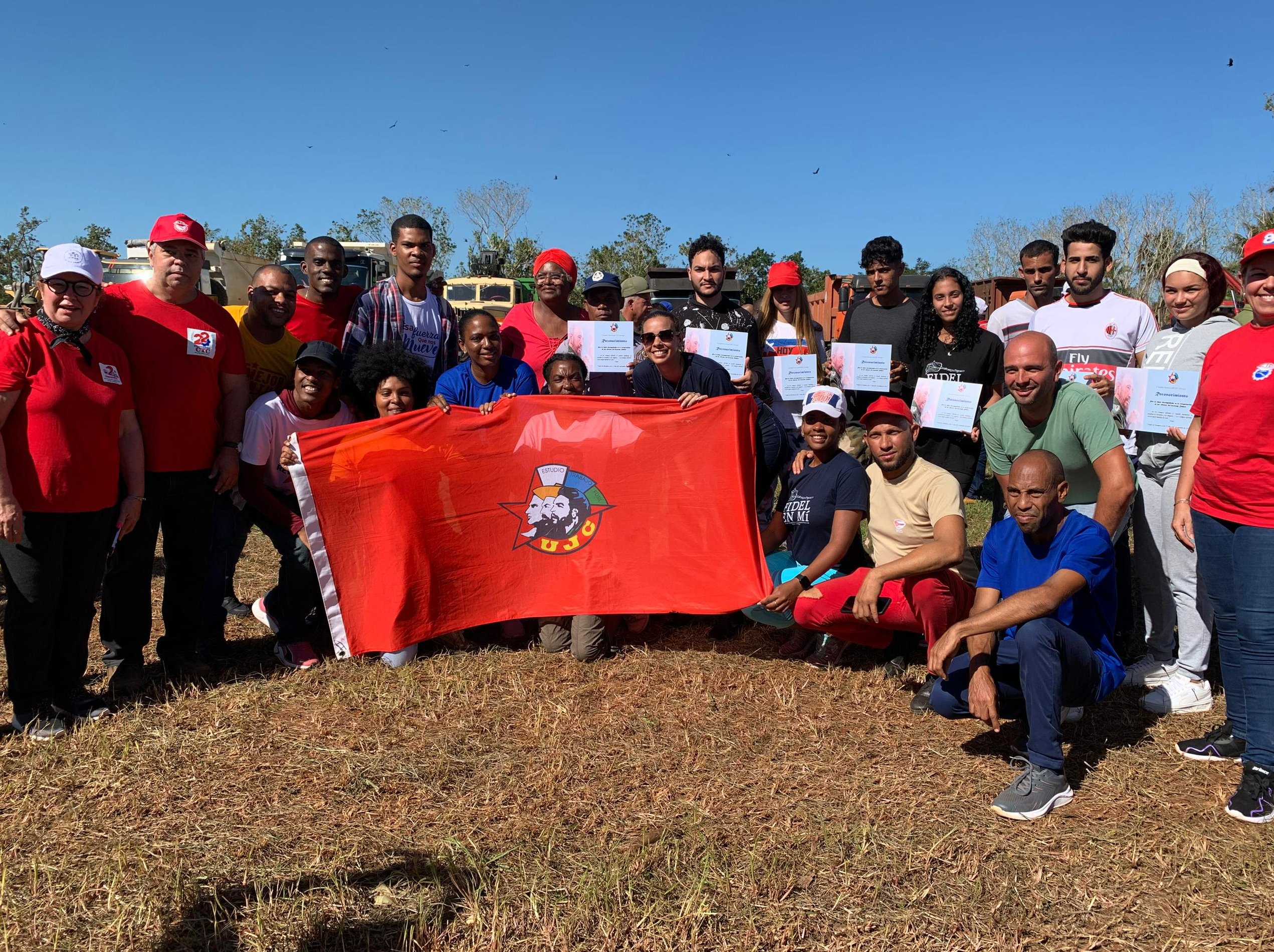 La Unión de Jóvenes Comunistas convocó a los festejos por el aniversario 66 de la Revolución Cubana