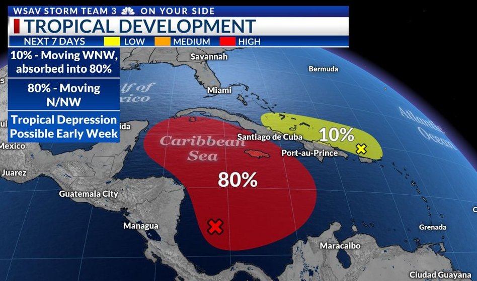 Confirman que se formó la tormenta subtropical Patty